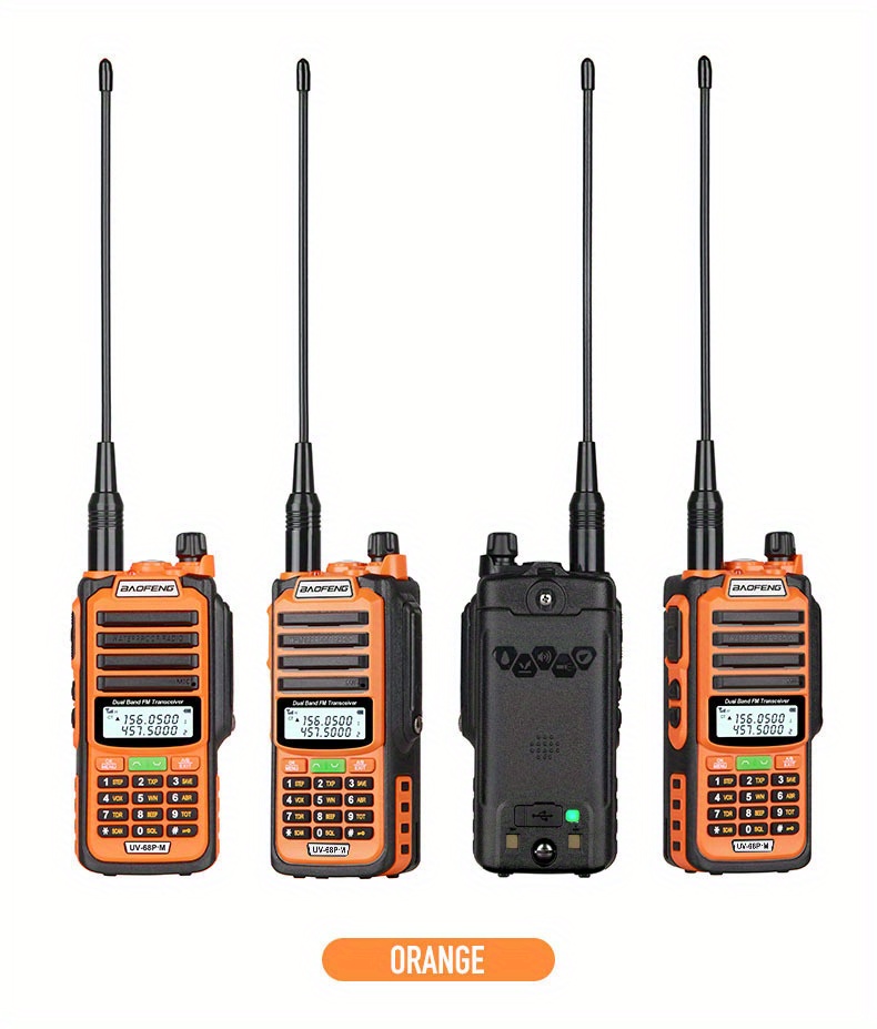 tri power   uv 68 pro max v2 walkie talkie 10w high power 711 antenna radio two way radio long range type c fast charging uv68 pm   upgraded of uv9r sports & outdoors temu details 12