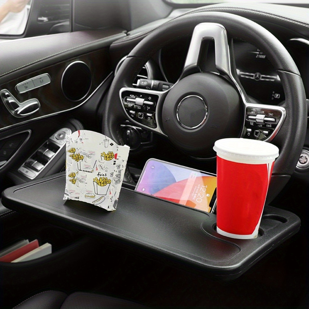 Car steering wheel table laptop tablet iPad or laptop car travel