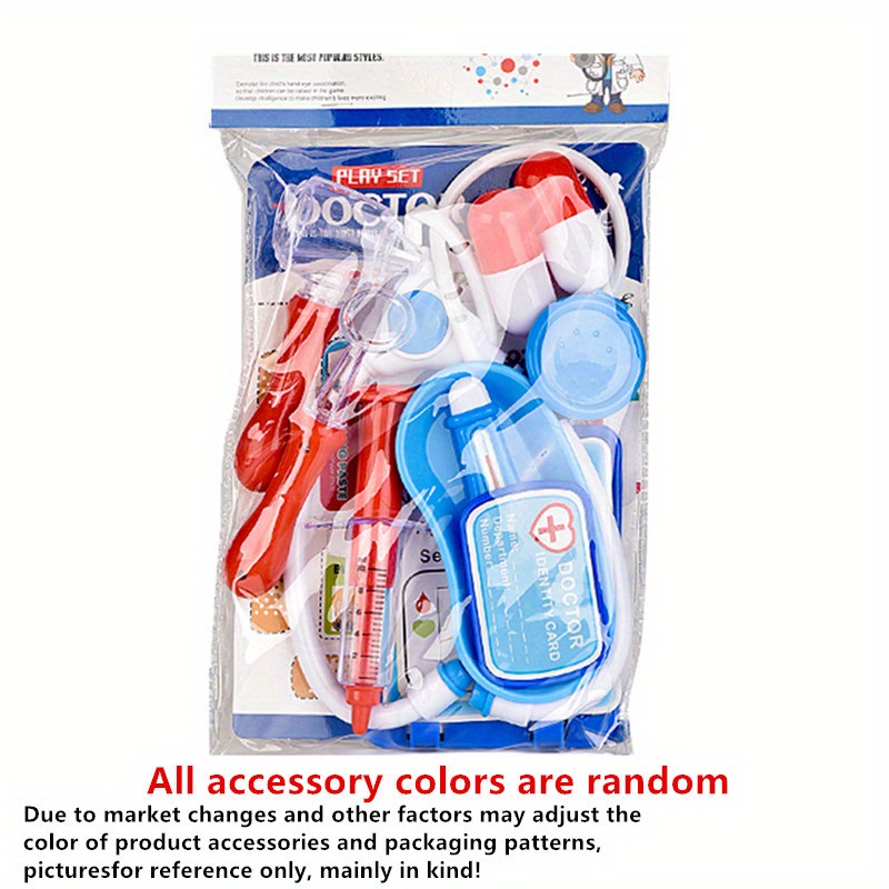 At deaktivere velordnet Intuition Children's Home Medical Equipment Set Simulation Doctor Nurse Game Toy Boy  Girl Role-playing Medical Early Education Puzzle Toy (all Accessories Color  Random) - Temu