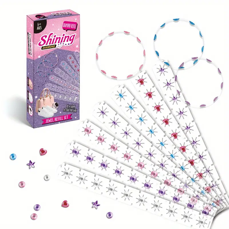 Hair Bedazzler Kit With Rhinestones Quick And Easy Hair - Temu