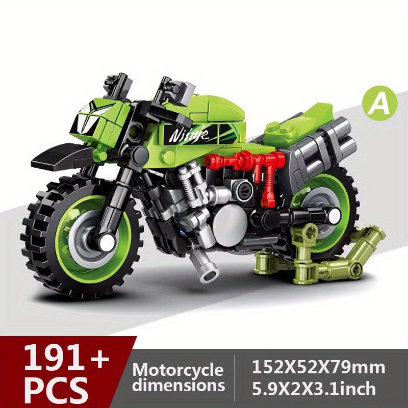  Lego TECHNIC Street Motorcycle 375 Pieces Kids Building Playset