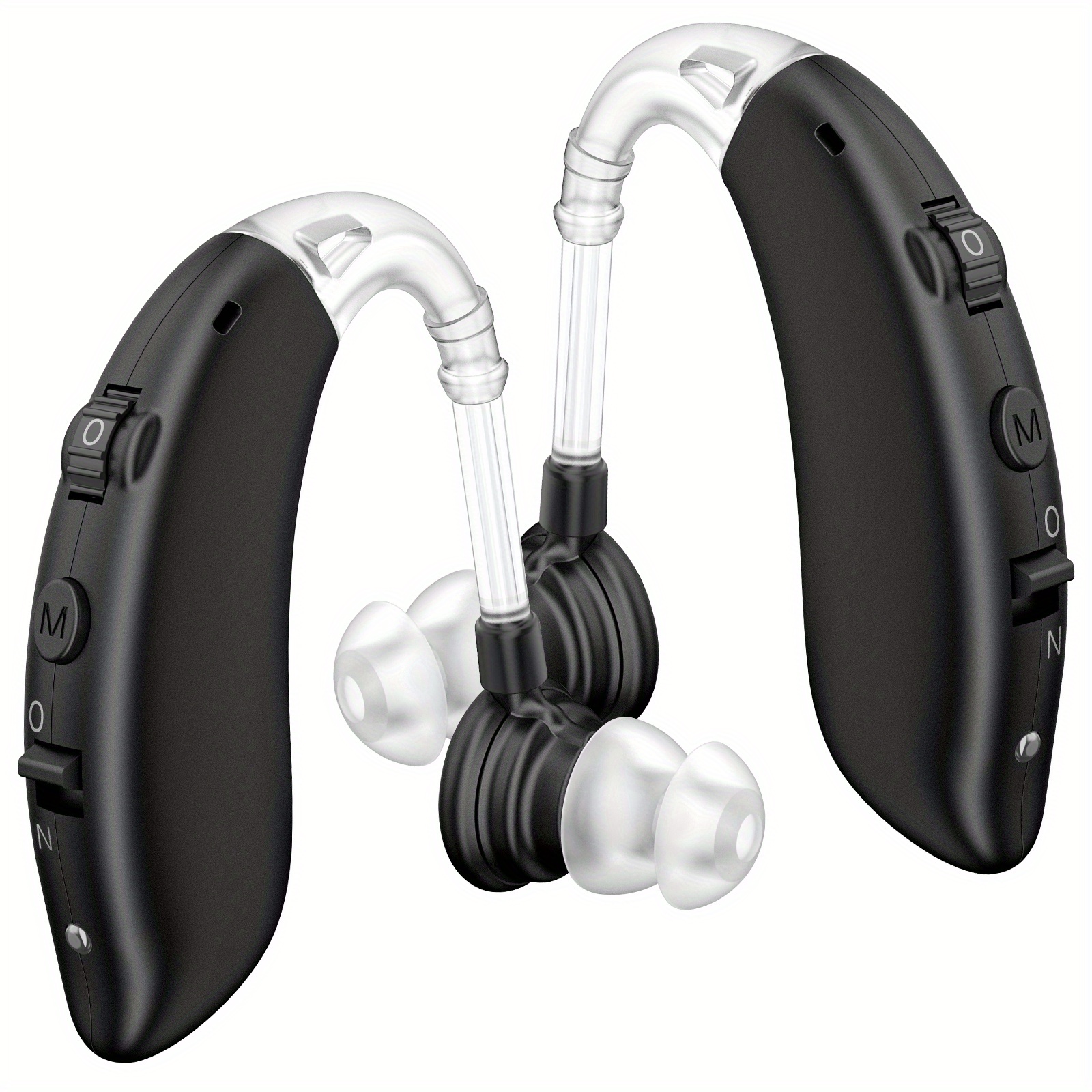  Hearing Aids for Seniors, Rechargeable with Noise