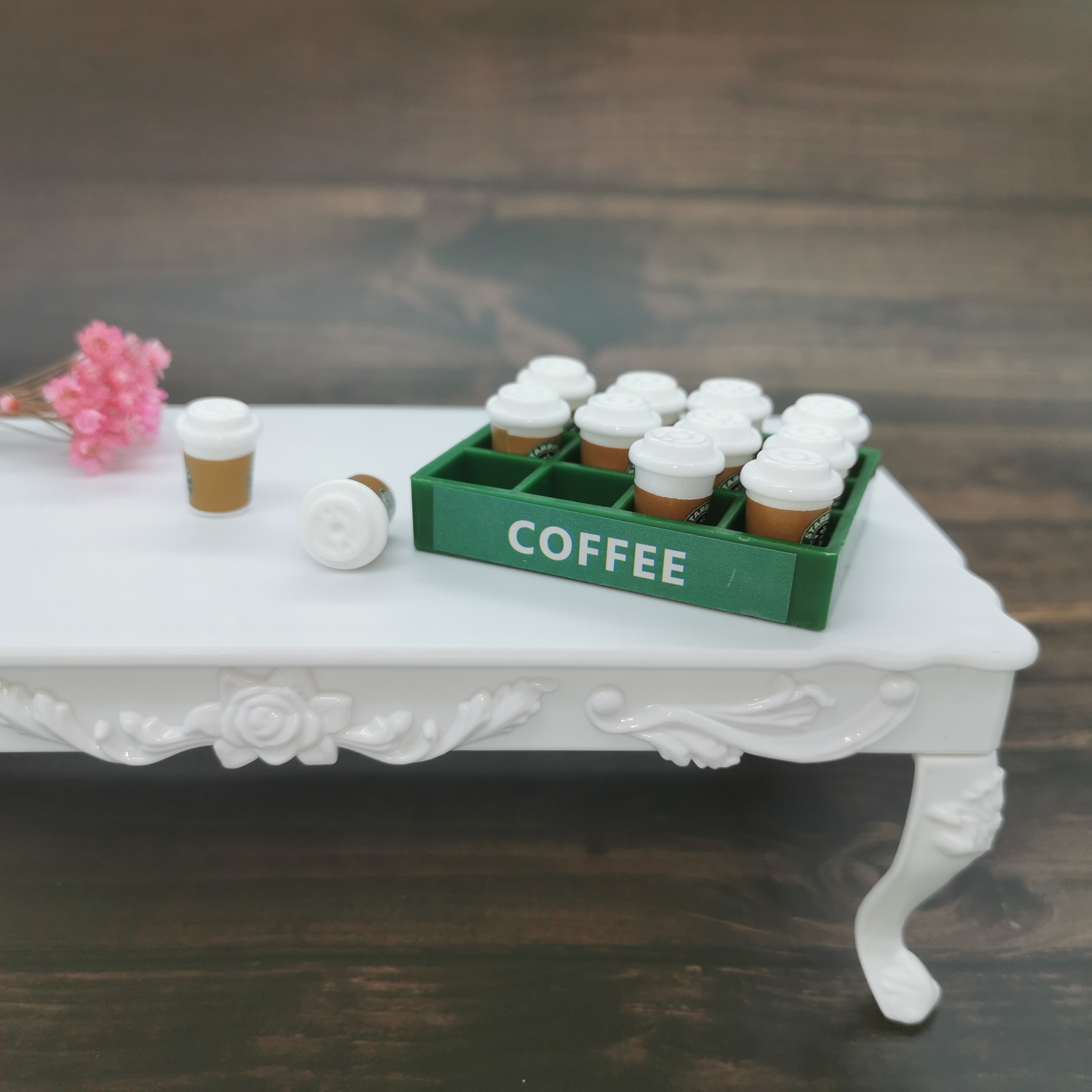 1:6 Cute Dollhouse Mini Coffee Cup Cups Set Model - Temu Canada