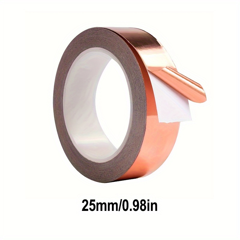 Copper Foil Tape with Conductive Adhesive - 25mm x 15 meter roll