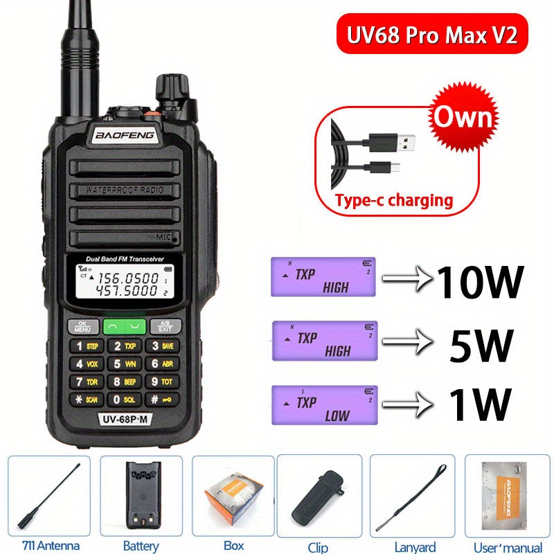 Adapter Cable Baofeng UV-9R Pro v2 Waterproof Walkie Talkie 2 Pin K Headset  Speaker Mic for UV-XR BF-9700 GMRS-9R GT-3WP Radio