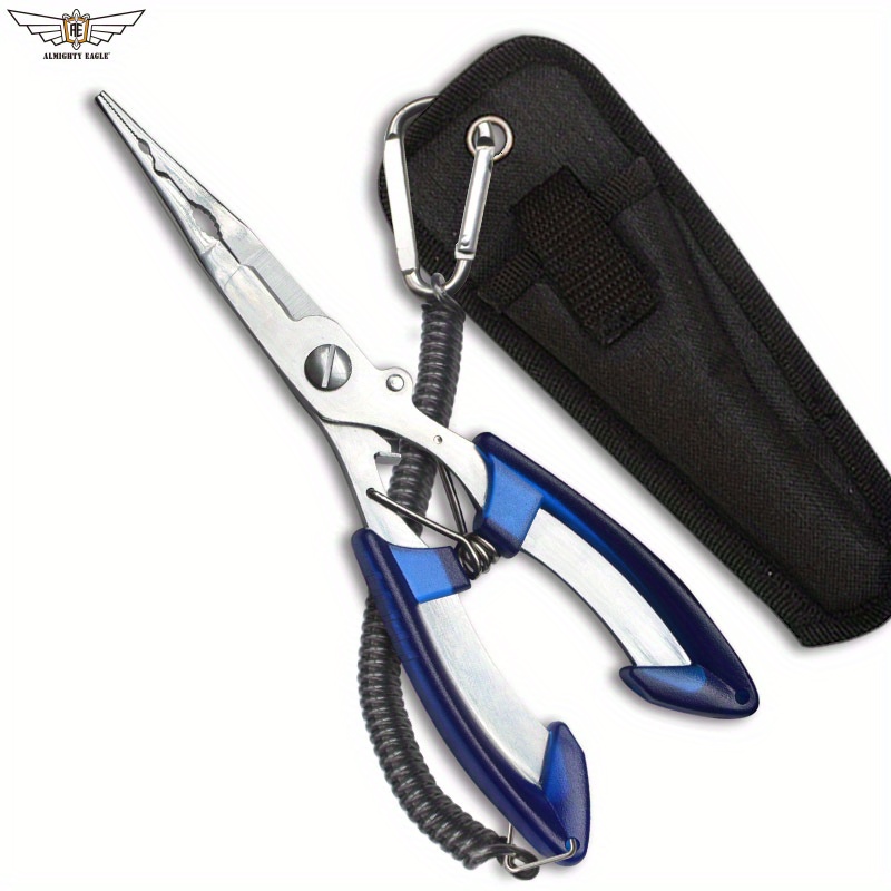 MotBach Fishing Tool Set, Stainless Steel Long Mouth Fish Hook Remover  Extractor with Multifunctional Fishing Pliers for Removing Hook, Controling  The Fish, Breaking or Clamping The Wire : : Sporting Goods