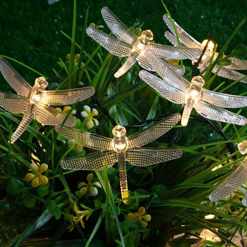 Hanging dragonfly solar deals lights