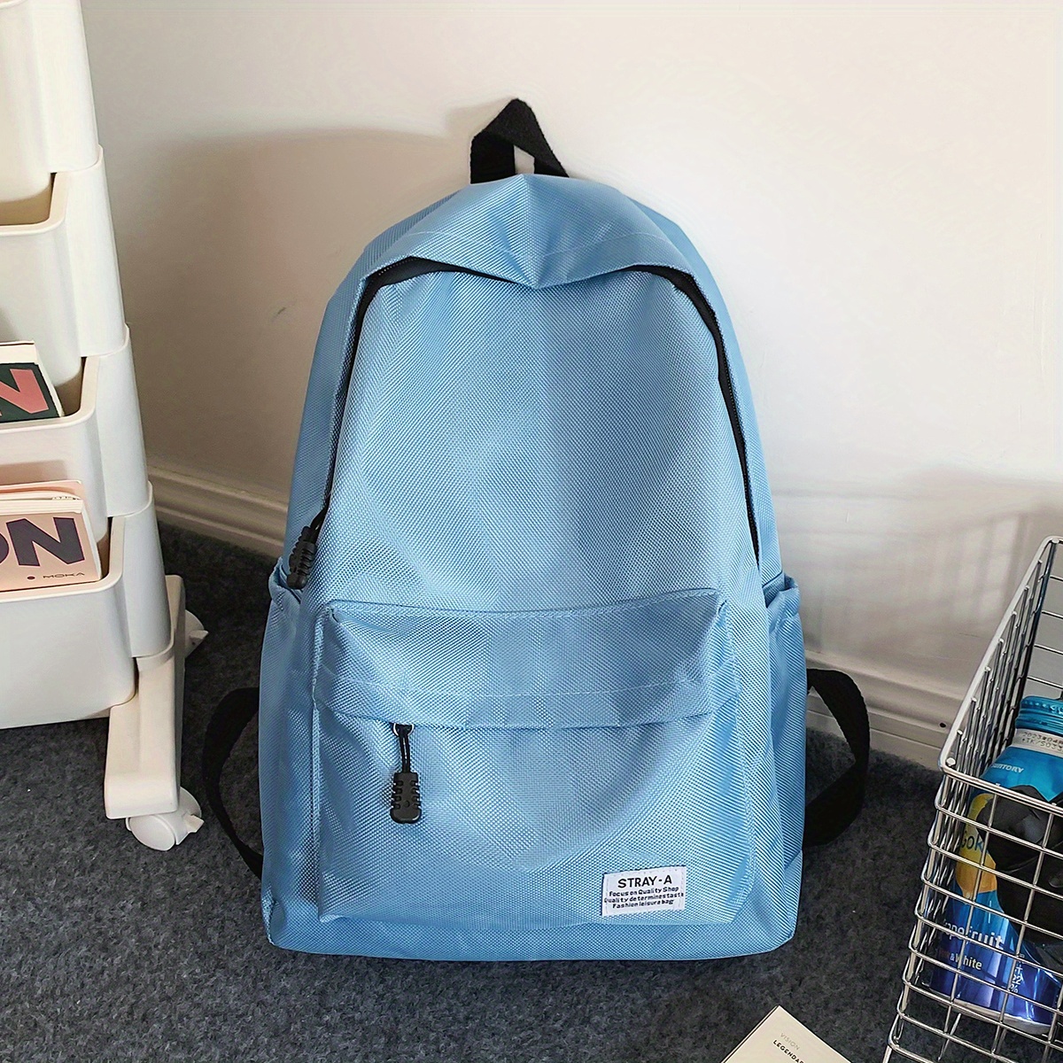 Casual Solid Backpack Travel Backpack School Bag