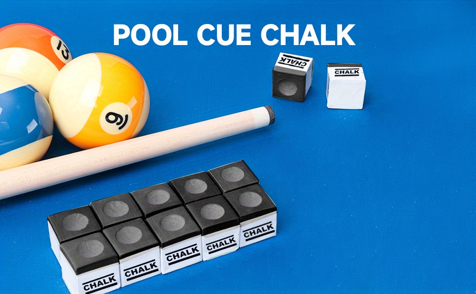 plplaaoo Pool Cue Chalk Holder, Pool Chalk Holder,Aluminum Cue Chalk Holder  Clip Octagon Universal 3 Layers Billiard Pool Cue Chalk Box Holder
