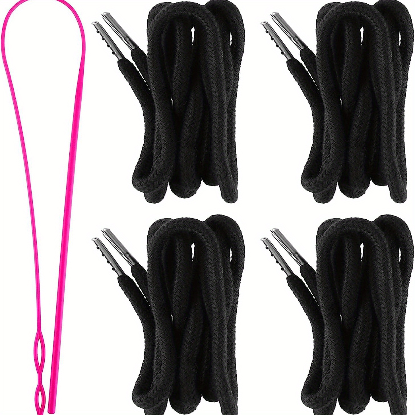  Replacement Drawstring for Shorts - 10Pcs Durable Hoodie String  Replacement in 5 Colors, 52Inches Drawstring Replacement with 3 Drawstring  Threader Tool for Pants Sweatshirt Hoodie : Arts, Crafts & Sewing