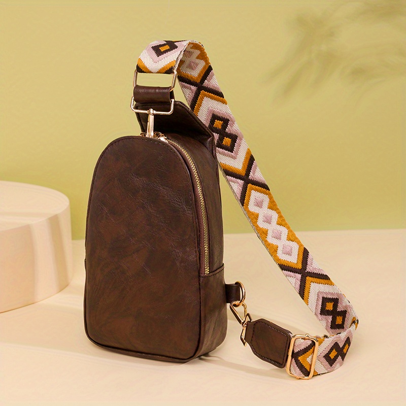 Tan Leather Strap With Yellow Stitching for Petite Louis 