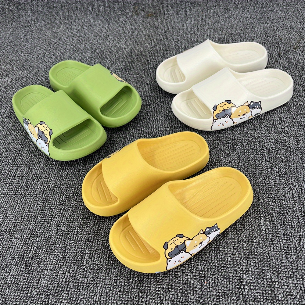 cute cartoon slippers boys girls non slip lightweight open - Temu