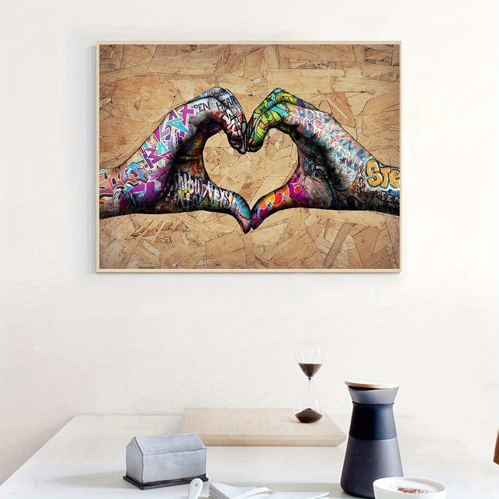 True Love Heart Art Print Canvas or Print framed /unframed and Mat/no Mat 