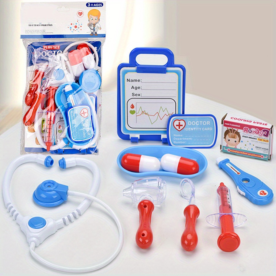 At deaktivere velordnet Intuition Children's Home Medical Equipment Set Simulation Doctor Nurse Game Toy Boy  Girl Role-playing Medical Early Education Puzzle Toy (all Accessories Color  Random) - Temu