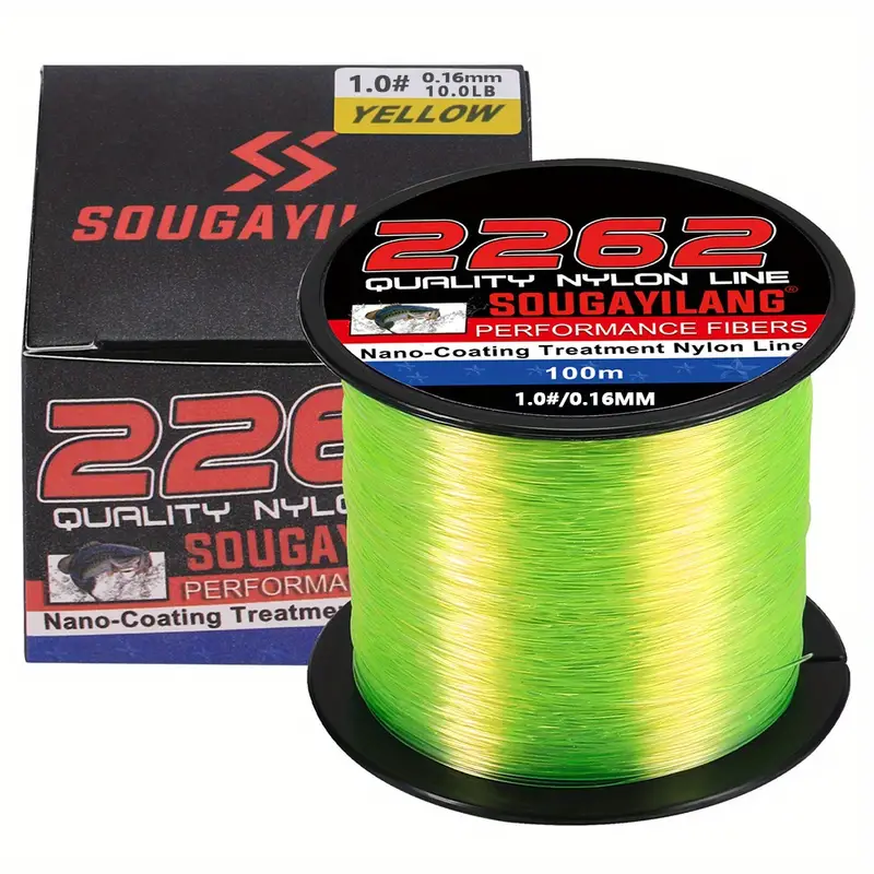 109yds Superior Abrasion Resistant Monofilament Fishing Line - Temu Canada