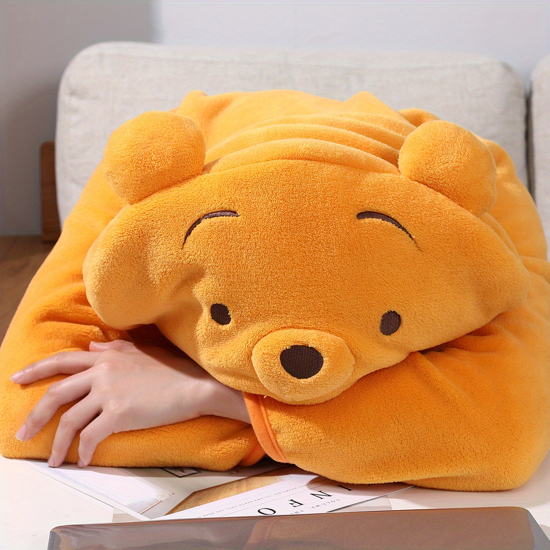 Yellow winnie discount the pooh blanket