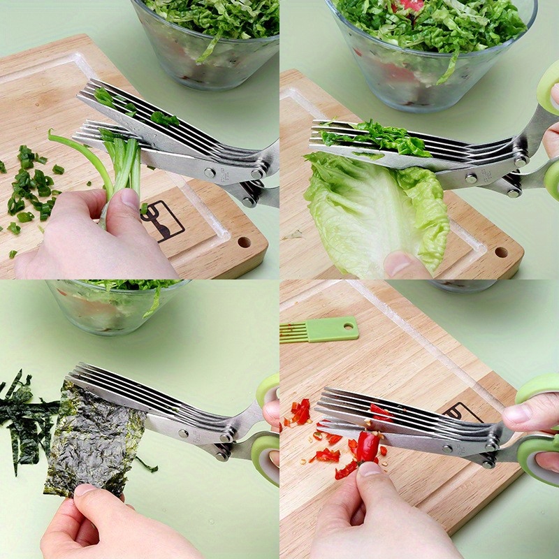 Stainless Steel Kitchen Scissors Multi Layer Kitchen - Temu Germany