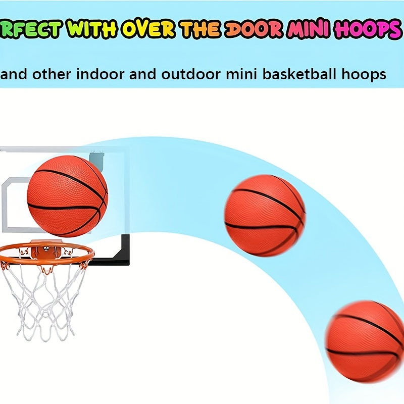 Mini Basketballs Small Basketball Set Durable Pvc - Temu