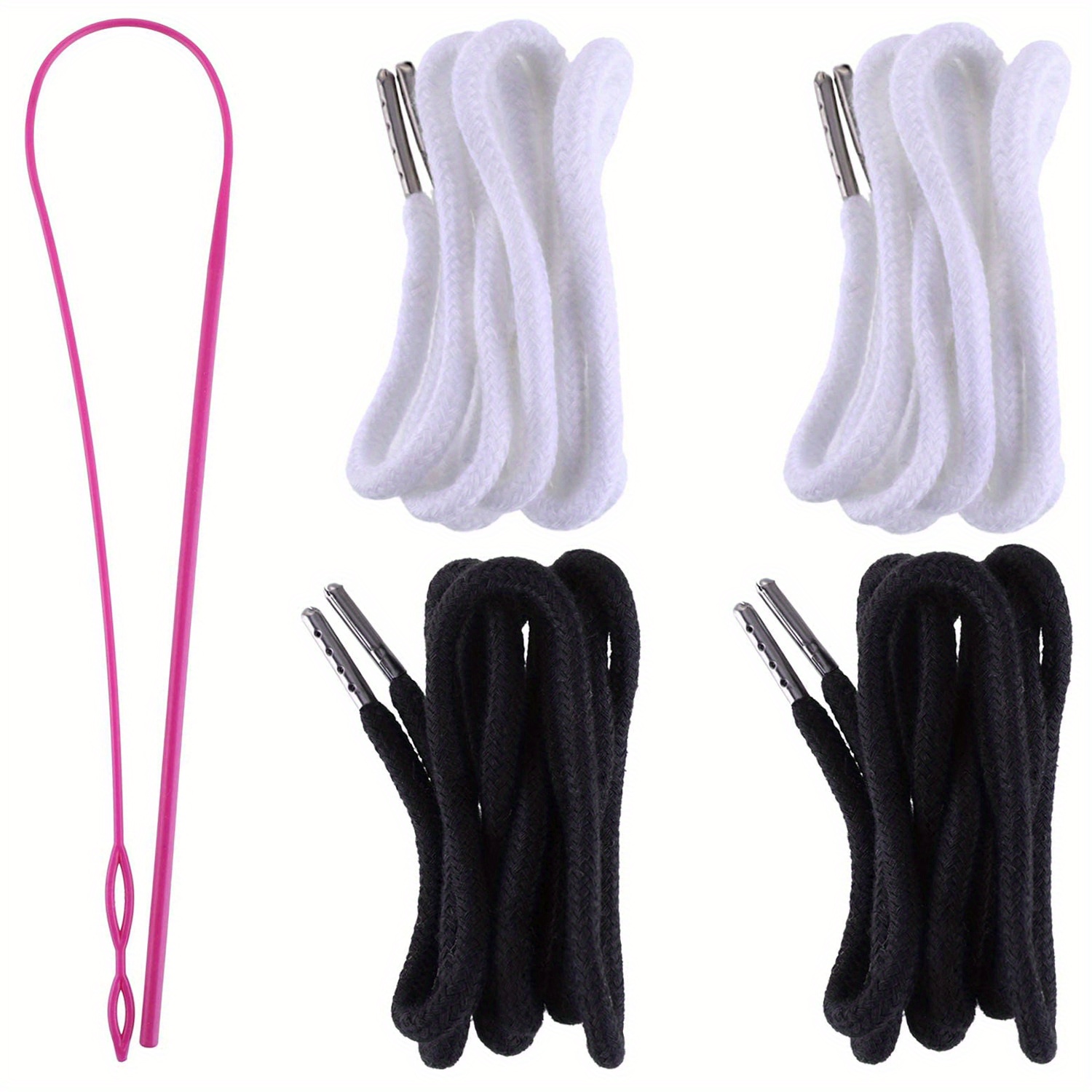 30 Pcs 66 Inches XL Lengthened Drawstring Replacement Drawstring Cords  Hoodie String Replacement Clothing Drawstring with 3 Pcs Flexible Easy  Threaders for Sweatpants Hoodies Pants Jackets Coats