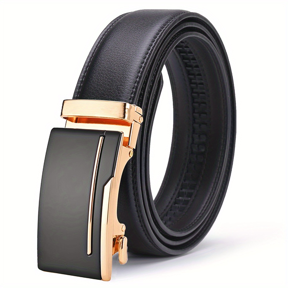  XZQTIVE Boy Ratchet Leather Belts Easy Slid Click Buckle Auto  Belt For Kids School Uniform Dress Jeans: Clothing, Shoes & Jewelry