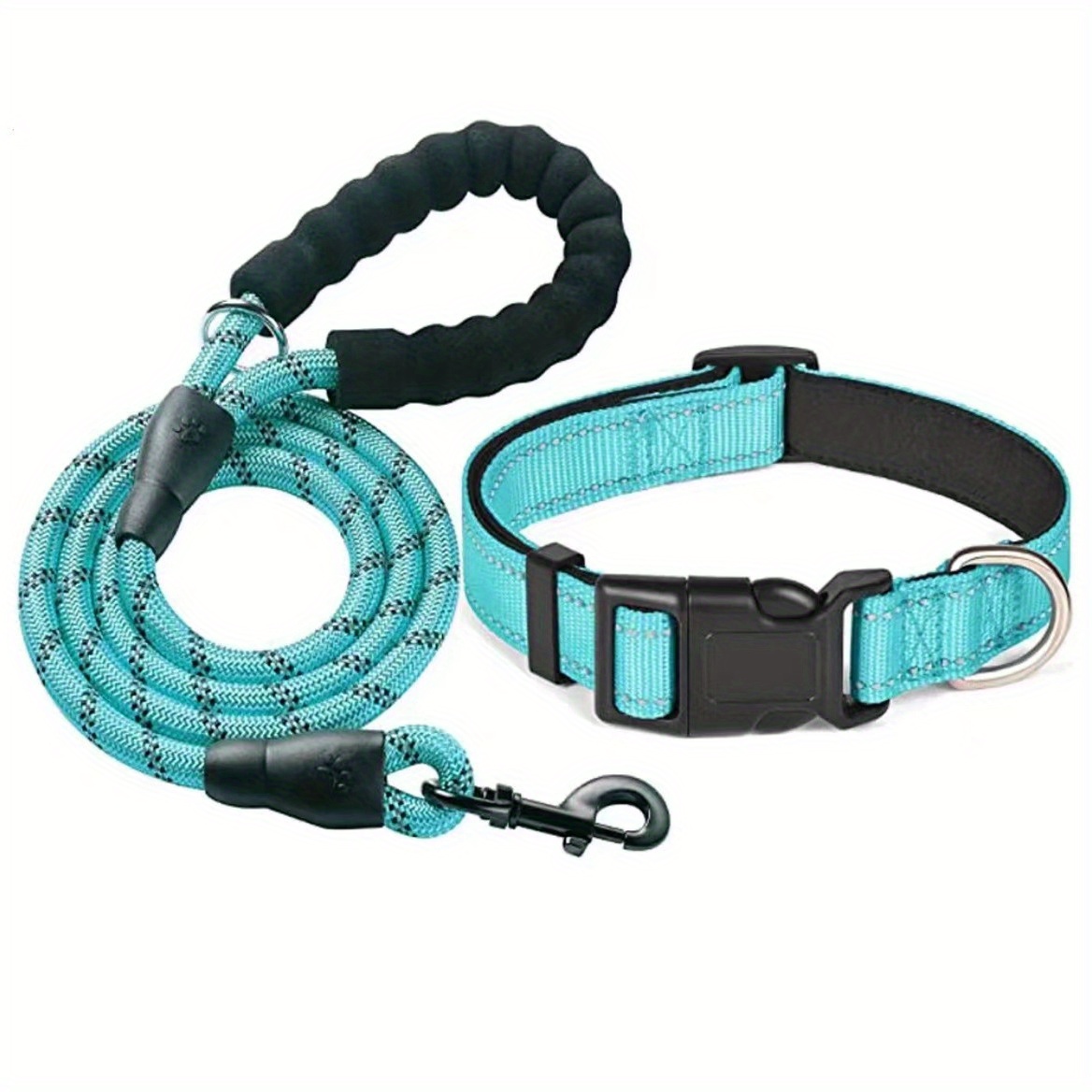 Adjustable Dog Collar & Leash Set for Small-Medium Dogs