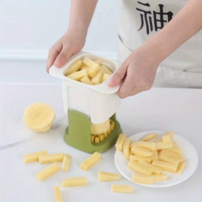 Fruit And Vegetable Strip Cutting Gadgets New Household Hand - Temu
