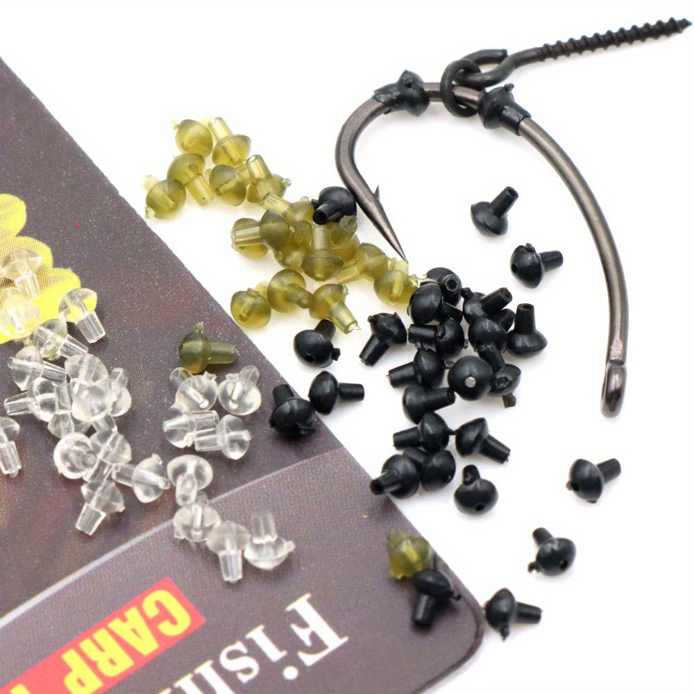 carp fishing hook bait screw stopper rubber bead Temu