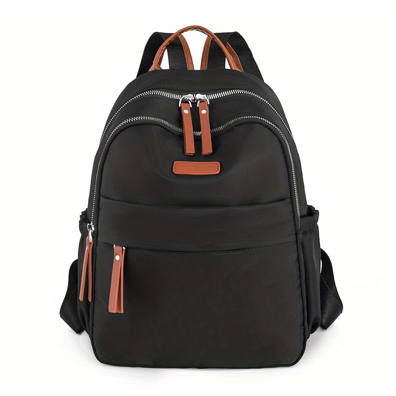 Multi pocket backpack purse hot sale