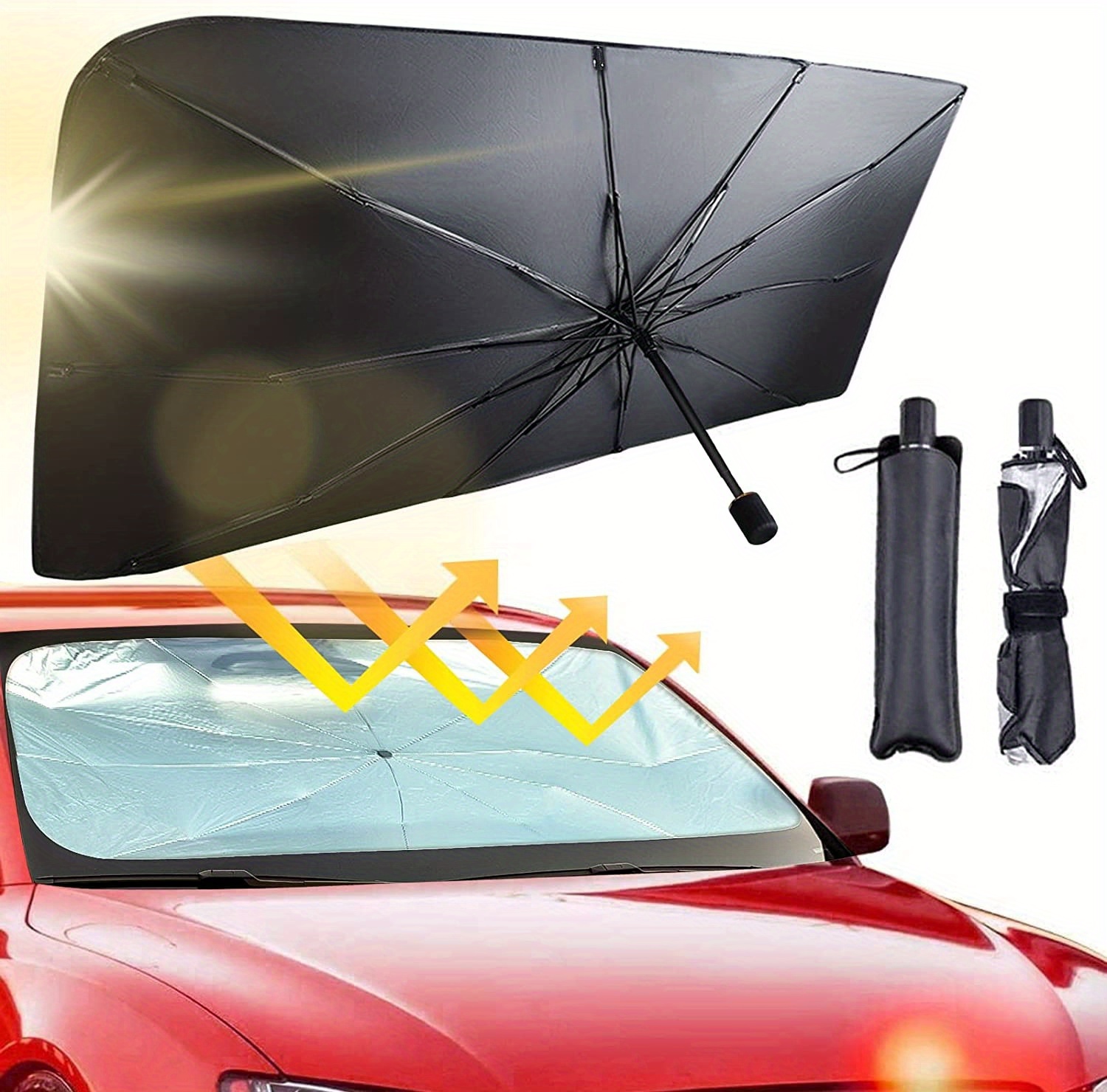 Foldable Visor Sun Shade Umbrella NEW Car Windshield Sunshade Front Window  Cover