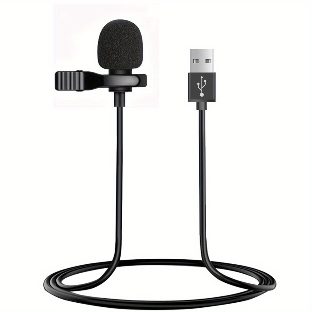 JIM-7694954289784-Micro-cravate Lavalier Microphone Cravate Filaire, Clip  Omnidirectionnel sur Microphone à Réduction de photo micro