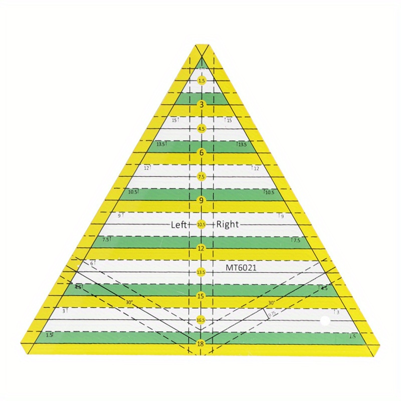 Squares Triangles Acrylic Sewing Ruler Drawing Measuring Temu