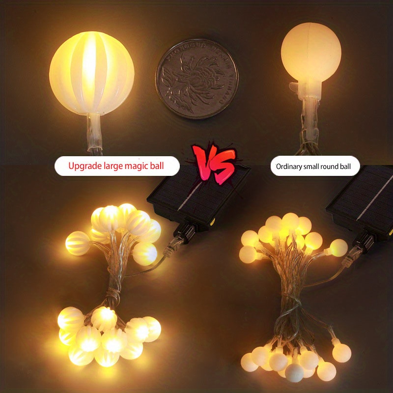 LED String Lights Starry Sky Bulb Lights Outdoor Camping Tent Atmosphere  Lamp