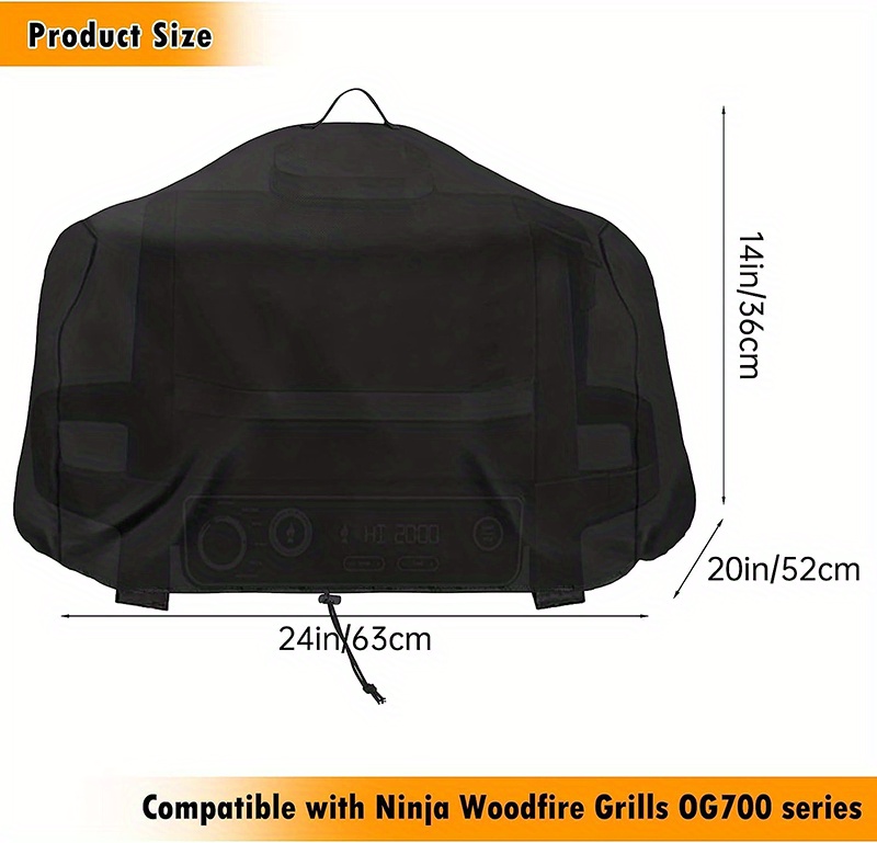 Bbq Grills Cover Waterproof Cover Compatible With Ninja - Temu