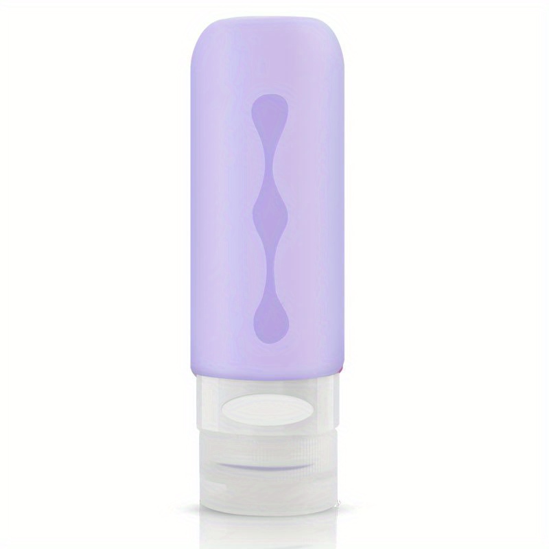 Silicone Travel Bottle Set 90ml Squeezable for Lotion Shampoo Soap