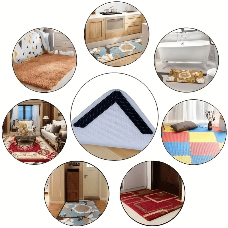 Area Rug Gripper Pad Carpeted Floors, Anti Slip Grip Carpets