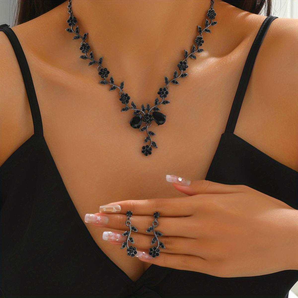 halloween bride wedding black jewelry party accessories Temu