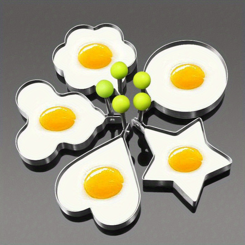 1pc Stainless Steel Heart-shaped Omelette Maker Kitchen Gadget