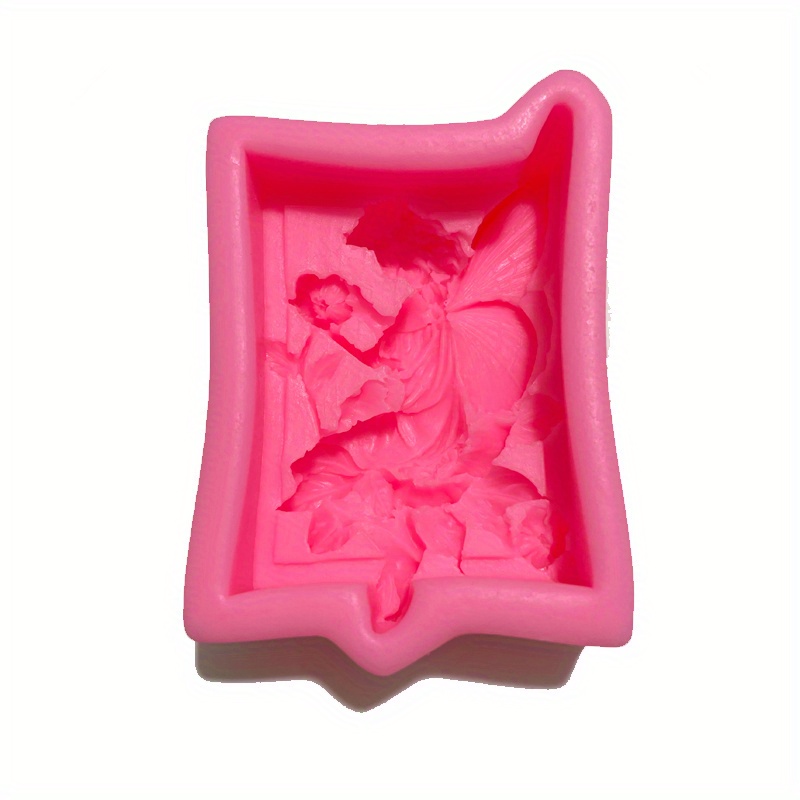 3d Angels Fairy Silicone Mold Cake Mold Decoration Handmade Soap Fudge Molds  