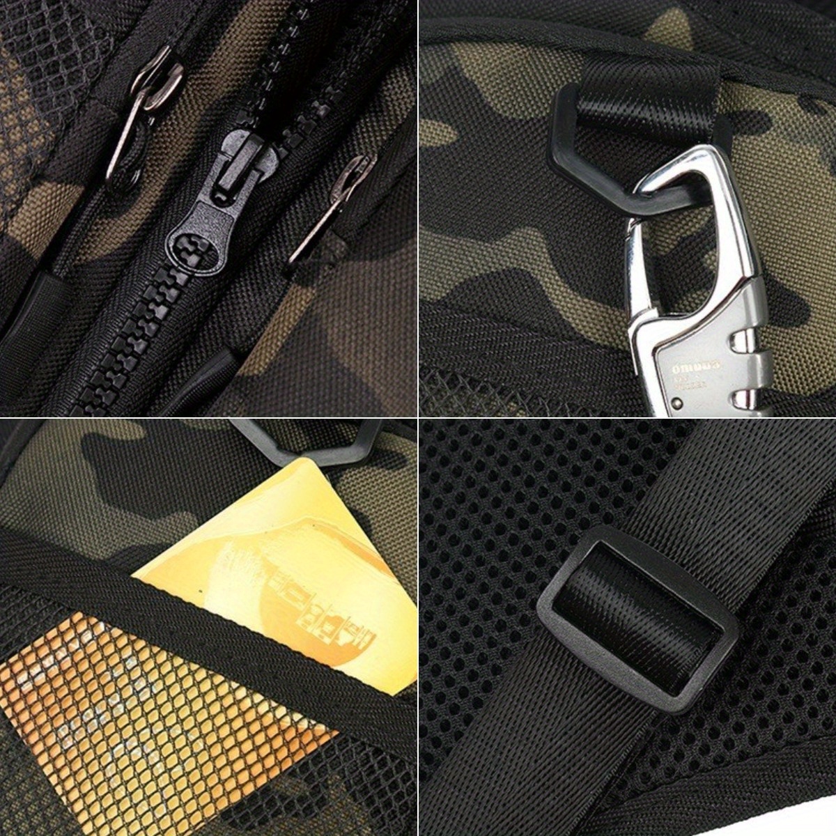 Men's Fashion Chest Bag Reflective Running Waist Bag Temu