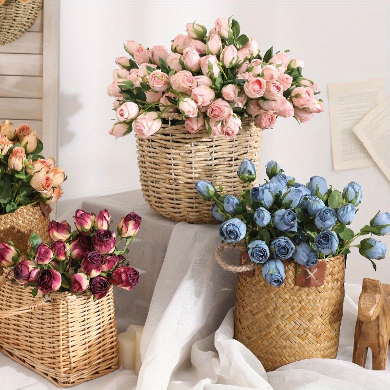 Acquista Fiore finto Conservazione fresca Riutilizzabile Leggero Fiori  artificiali di alta qualità Scrapbook fai da te Decorazione per feste  domestiche per soggiorno