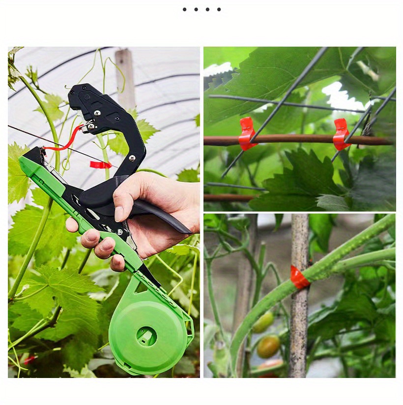DrRobor Atadora de Tomates Máquina de Cinta para Plantas de Jardín para  UVA, Viña, Tomates, Vegetales, Frutas y Flores (Naranja): .es: Jardín