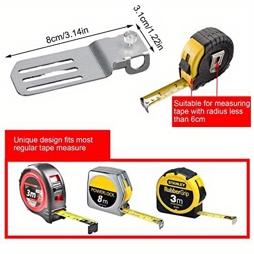 Precision Measuring Tool: Tape Measure Locator Clip Edge - Temu