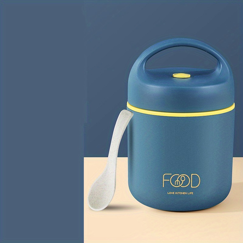 Blue Ele Vacuum Insulated Food Jar