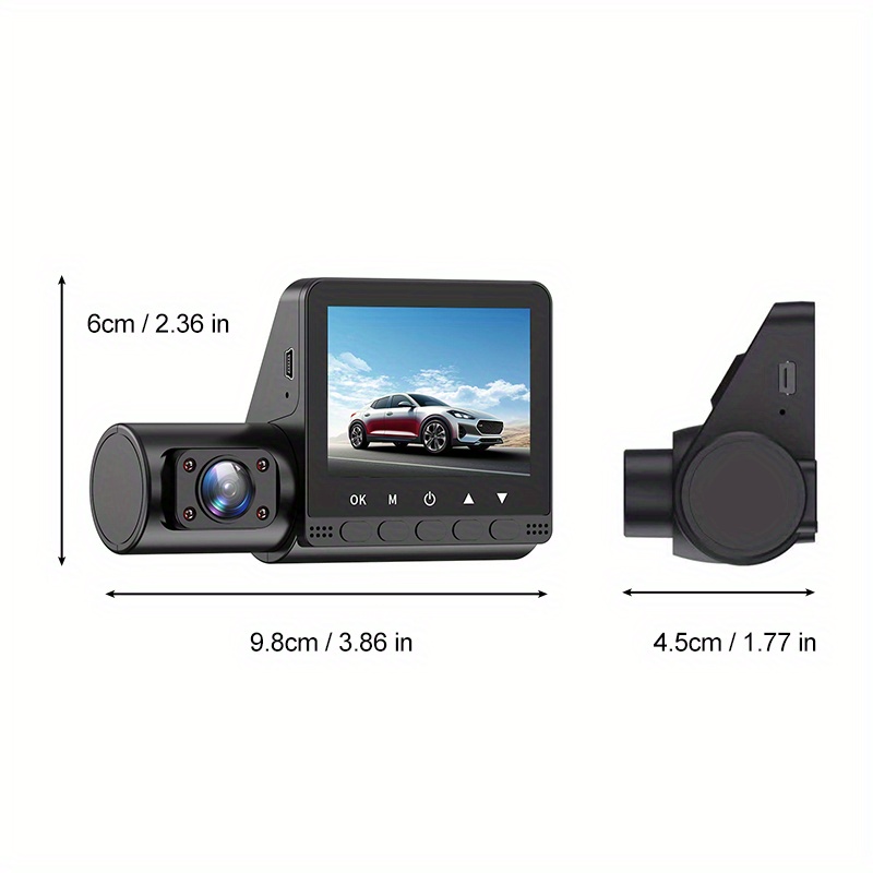 Camera Dash Cam Small Hidden for Recorder with View System DVR Video Cars  Moto Truck Mi Back up Automobile Data Car Black Box - China Parking Camera,  Triple Lens