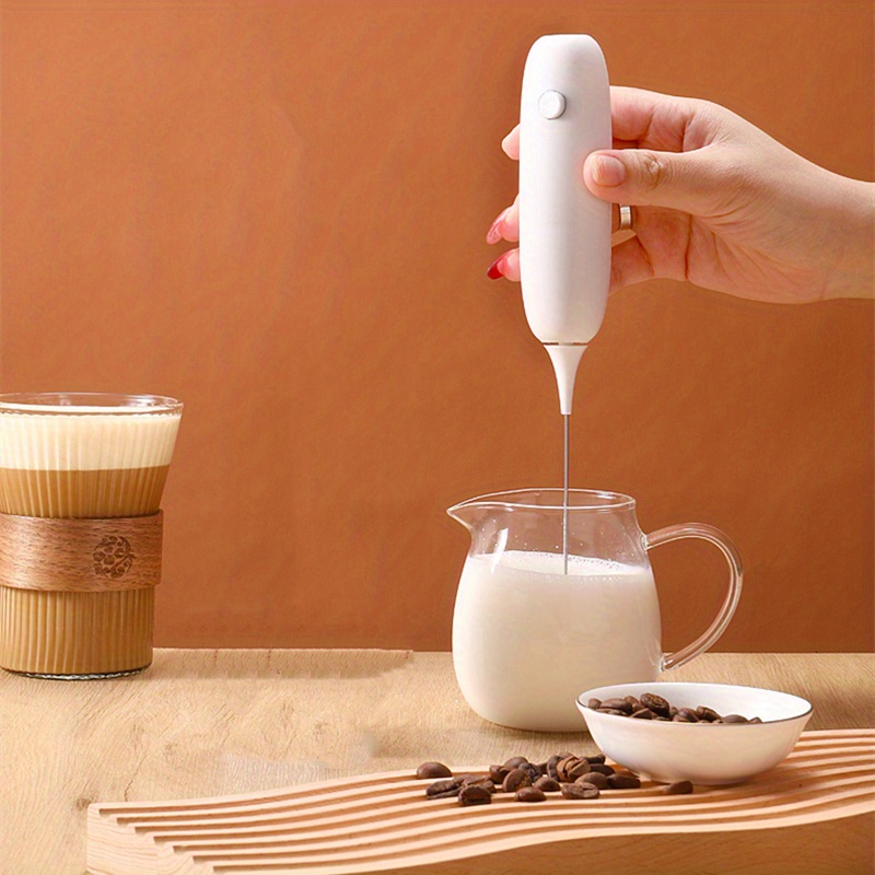 1 pza mini batidora portátil espumador de leche para café - Temu