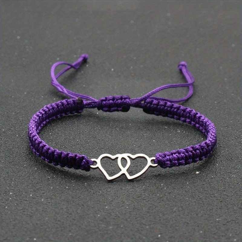 TEMU Pulsera de Cuerda Ajustable a con , Regalo Unisex para