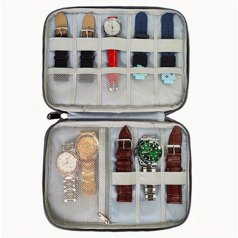 Watch Storage Box Multifunctional Portable Travel Storage Suitable For Strap Storage Bag Strap Bracket Box Small Bag, Ideal choice for Gifts details 4