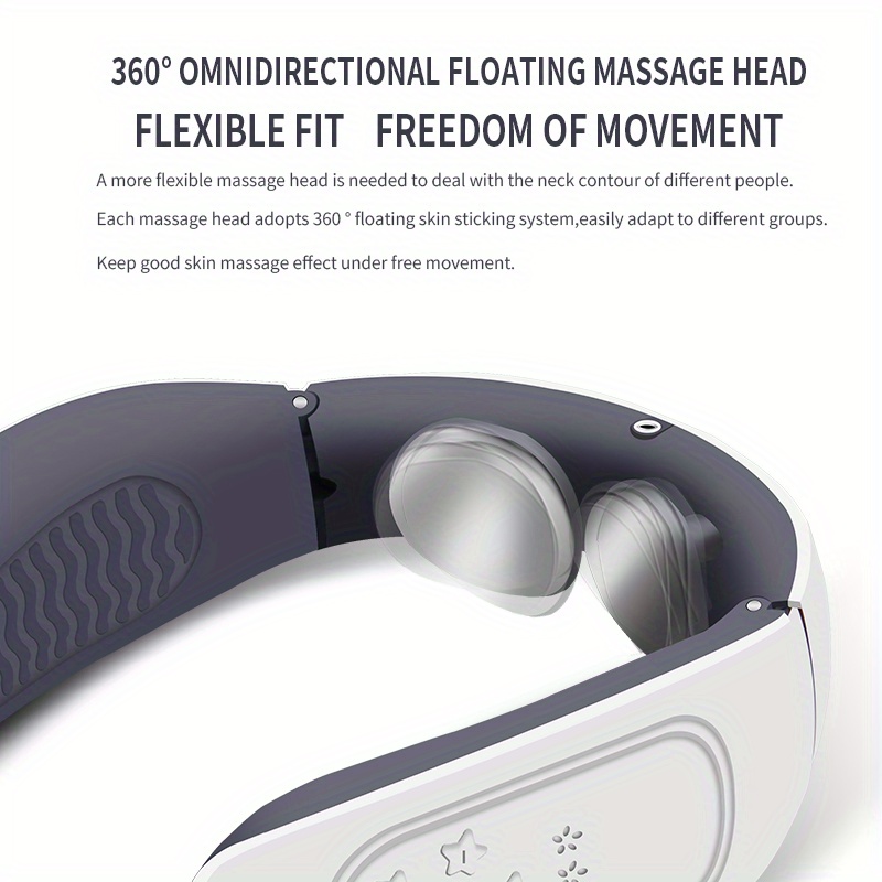 Smart Electric Pulse Shoulder And Neck Massager With Far Infrared