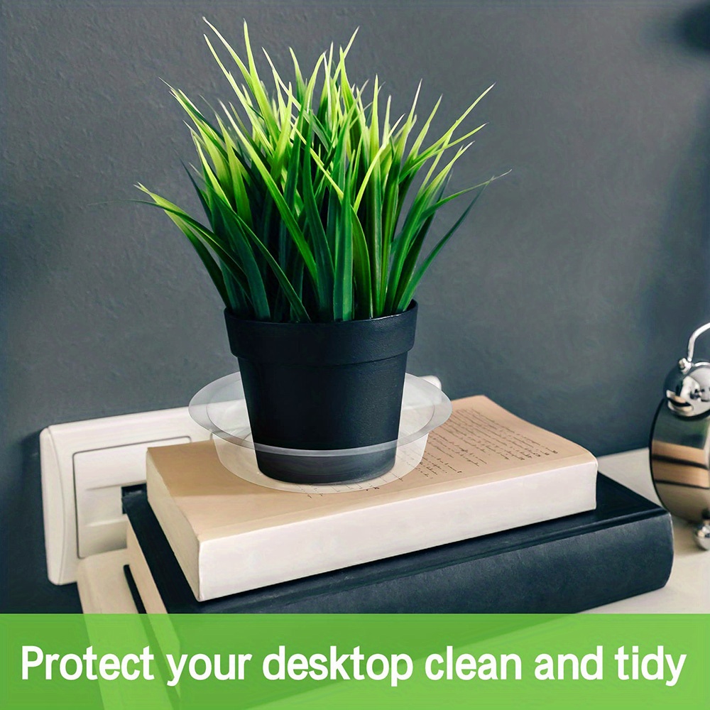 5pcs Plant Saucer Plant Drip Trays Plant Clear Water Plant Plate Dish