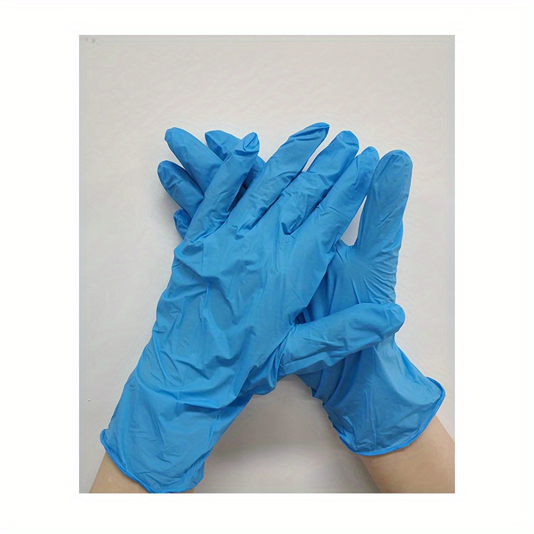 100 pièces/boîte IntcoDisposable épais diamant Texture nitrile gants sans  poudre - Temu France